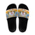 Marshall Islands Christmas Slide Sandals Seashell Santa Beach Vibes - Polynesian Pride