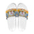 Marshall Islands Christmas Slide Sandals Seashell Santa Beach Vibes - Polynesian Pride