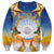 Marshall Islands Christmas Sweatshirt Seashell Santa Beach Vibes - Polynesian Pride