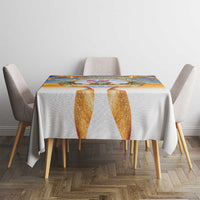 Marshall Islands Christmas Tablecloth Seashell Santa Beach Vibes LT05 - Polynesian Pride