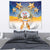 Marshall Islands Christmas Tapestry Seashell Santa Beach Vibes - Polynesian Pride