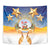Marshall Islands Christmas Tapestry Seashell Santa Beach Vibes - Polynesian Pride