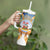 Marshall Islands Christmas Tumbler With Handle Seashell Santa Beach Vibes - Polynesian Pride