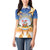 Marshall Islands Christmas Women Polo Shirt Seashell Santa Beach Vibes - Polynesian Pride