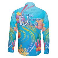 Under The Sea Scuba Diving Family Matching Off Shoulder Short Dress and Hawaiian Shirt Polynesian Pattern LT05 - Polynesian Pride