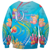 Under The Sea Scuba Diving Sweatshirt Polynesian Pattern LT05 - Polynesian Pride