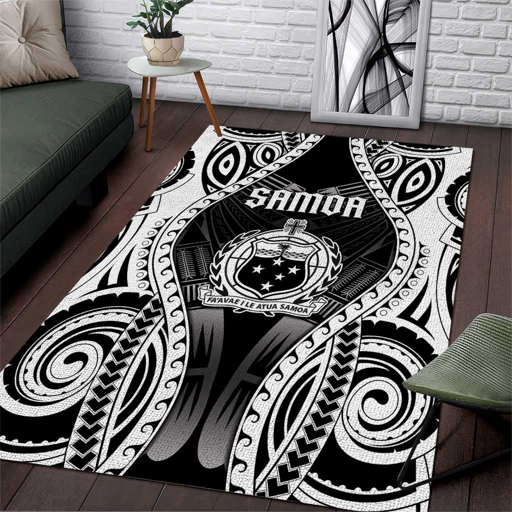 Remember Samoa Black Saturday Area Rug Samoa Mo Samoa - Polynesian Pride