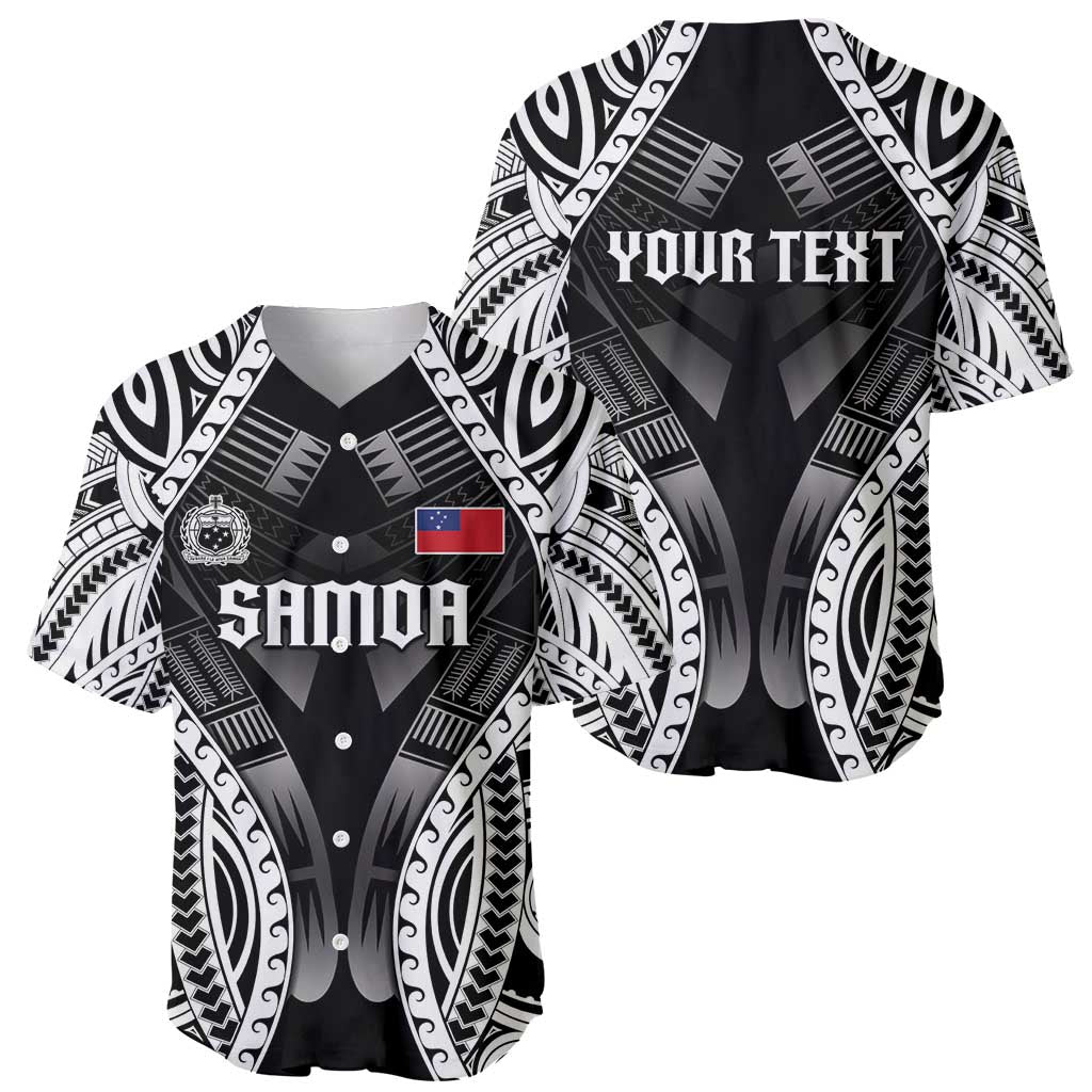 Personalised Remember Samoa Black Saturday Baseball Jersey Samoa Mo Samoa - Polynesian Pride