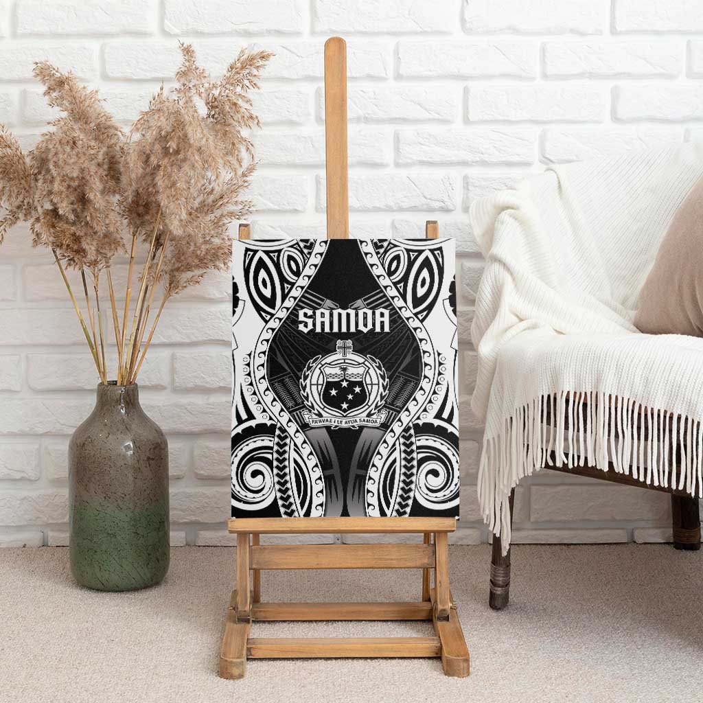Remember Samoa Black Saturday Canvas Wall Art Samoa Mo Samoa - Polynesian Pride