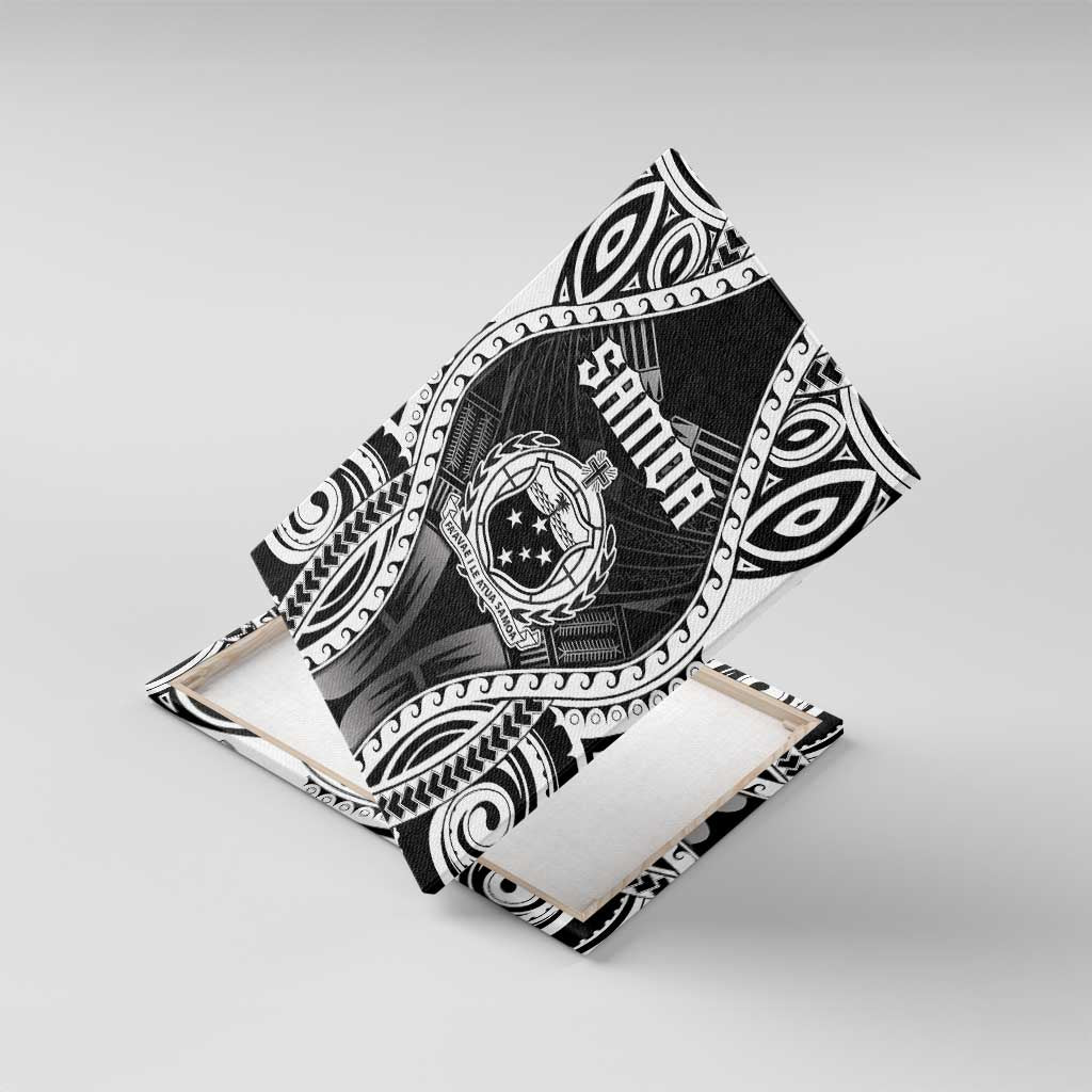 Remember Samoa Black Saturday Canvas Wall Art Samoa Mo Samoa - Polynesian Pride