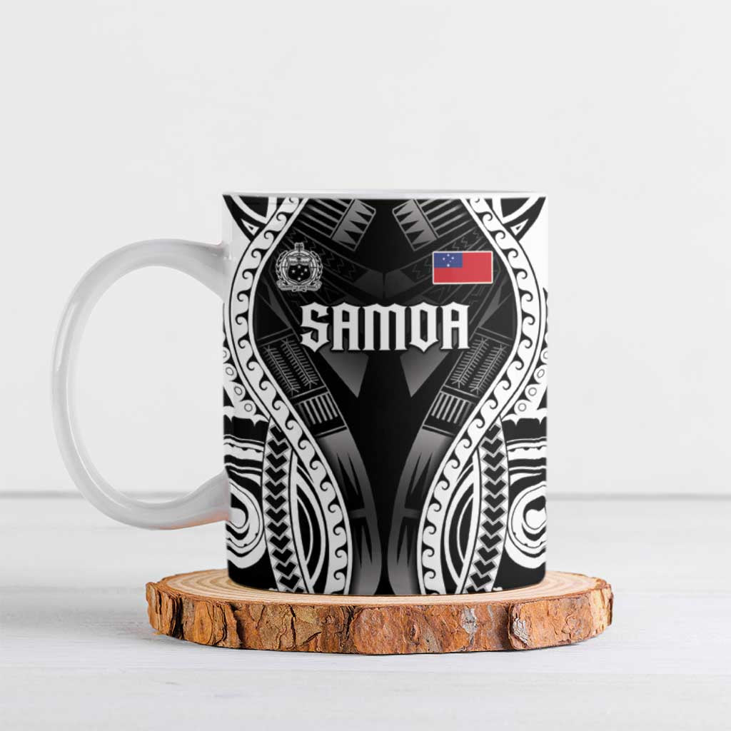 Personalised Remember Samoa Black Saturday Ceramic Mug Samoa Mo Samoa - Polynesian Pride