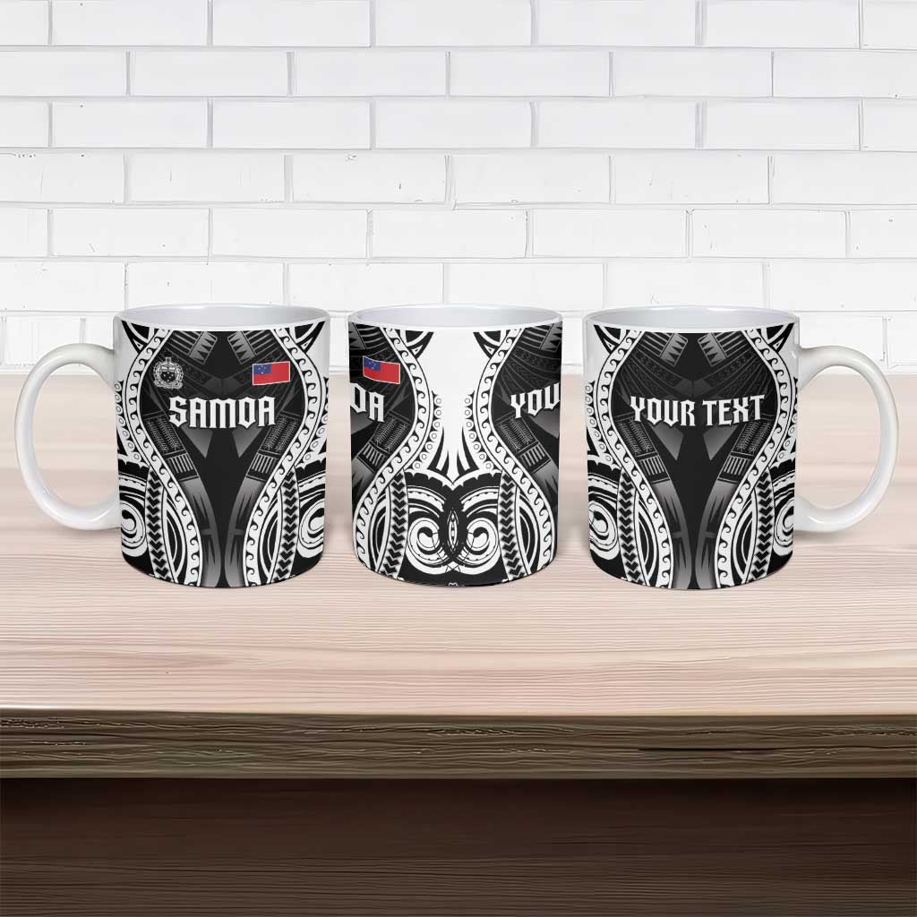 Personalised Remember Samoa Black Saturday Ceramic Mug Samoa Mo Samoa - Polynesian Pride
