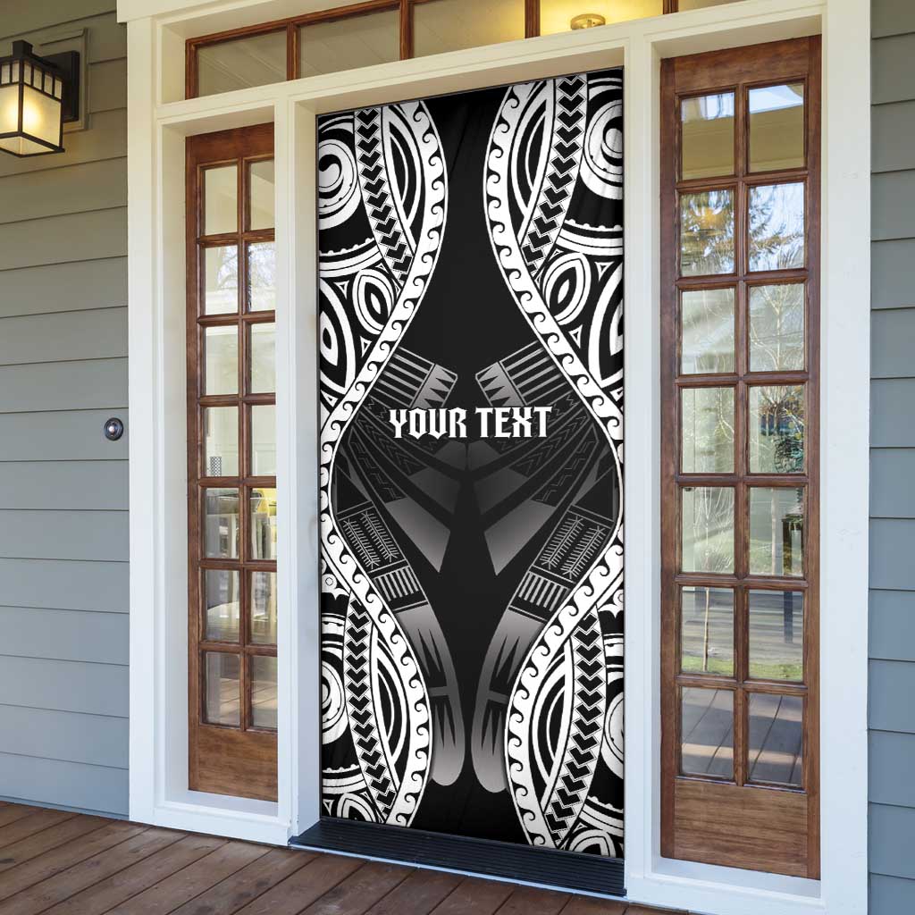 Personalised Remember Samoa Black Saturday Door Cover Samoa Mo Samoa - Polynesian Pride