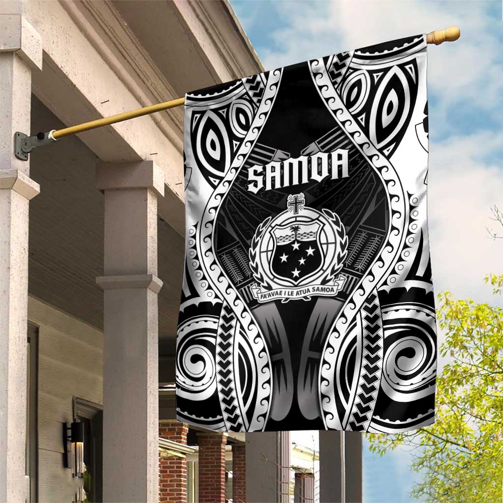 Remember Samoa Black Saturday Garden Flag Samoa Mo Samoa - Polynesian Pride