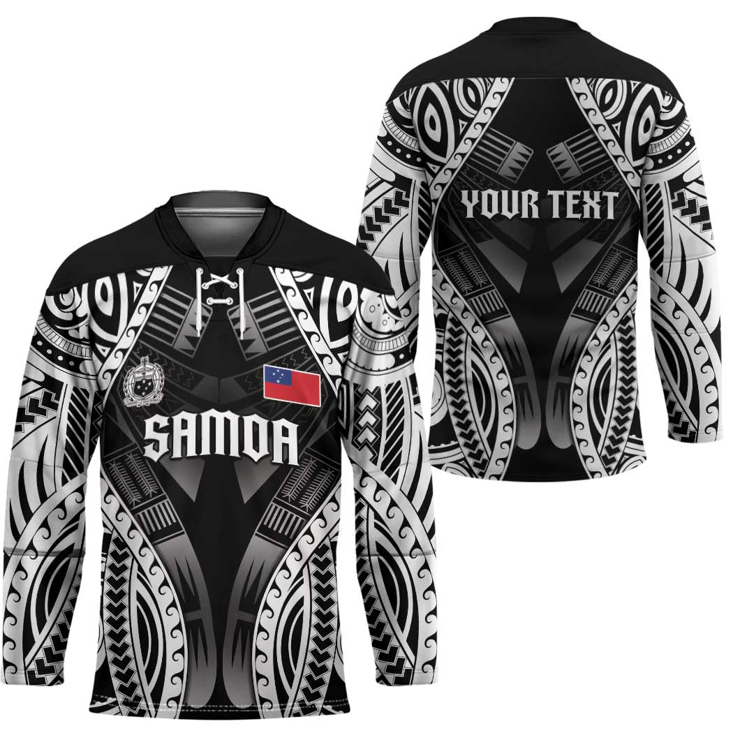 Personalised Remember Samoa Black Saturday Hockey Jersey Samoa Mo Samoa - Polynesian Pride