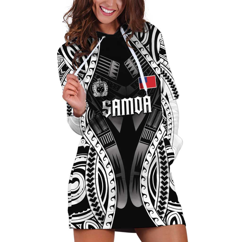 Personalised Remember Samoa Black Saturday Hoodie Dress Samoa Mo Samoa - Polynesian Pride