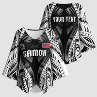 Personalised Remember Samoa Black Saturday Kimono Sleeve Blouse Samoa Mo Samoa - Polynesian Pride