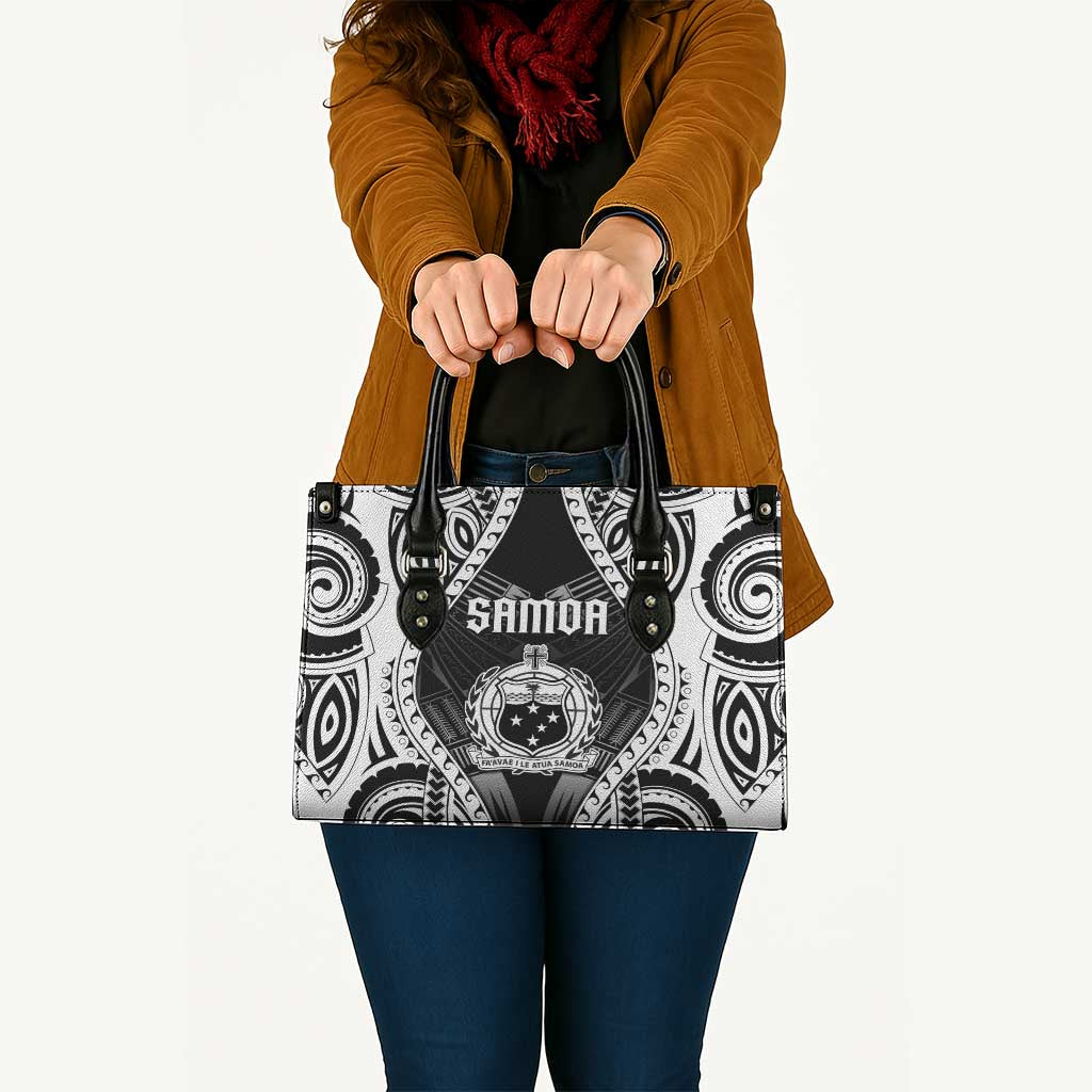 Remember Samoa Black Saturday Leather Bag Samoa Mo Samoa - Polynesian Pride