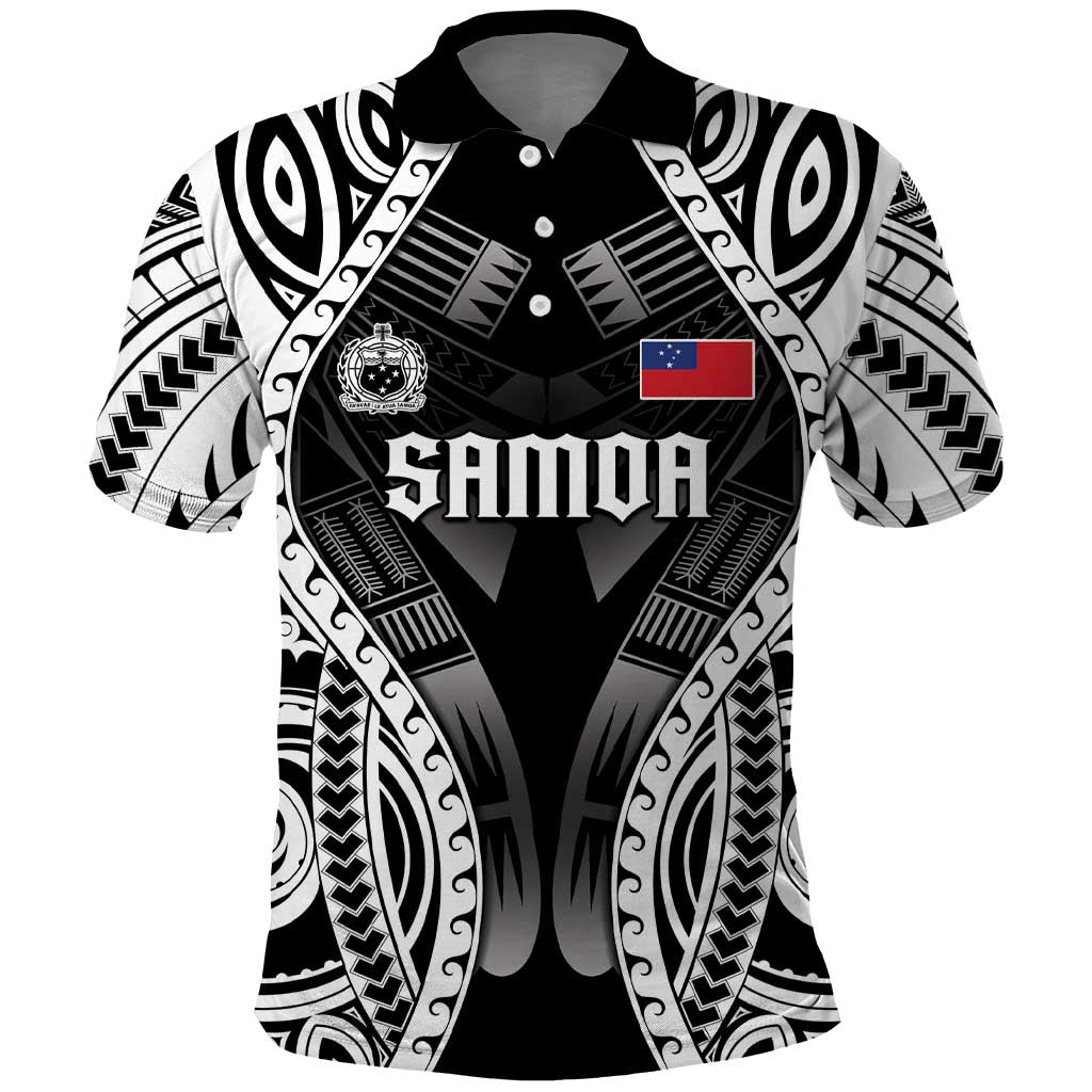 Personalised Remember Samoa Black Saturday Polo Shirt Samoa Mo Samoa - Polynesian Pride