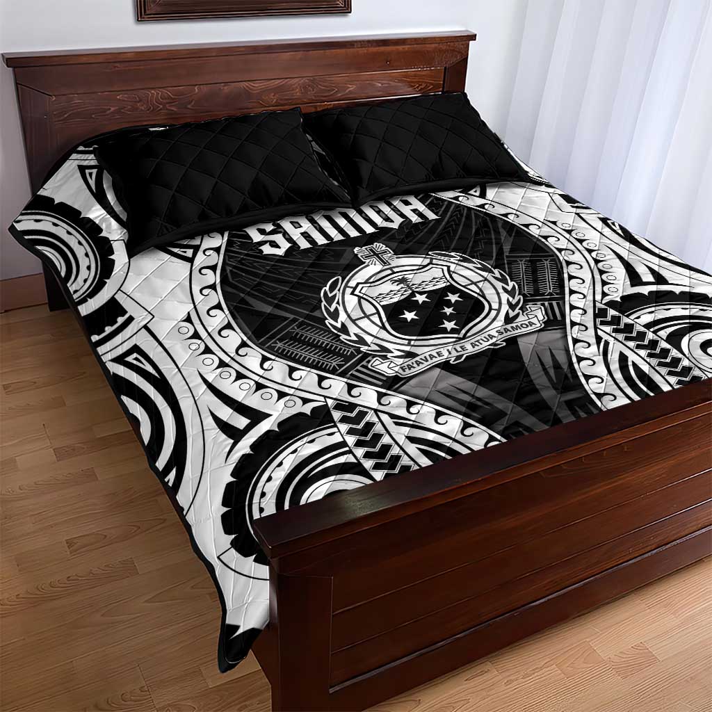 Remember Samoa Black Saturday Quilt Bed Set Samoa Mo Samoa - Polynesian Pride