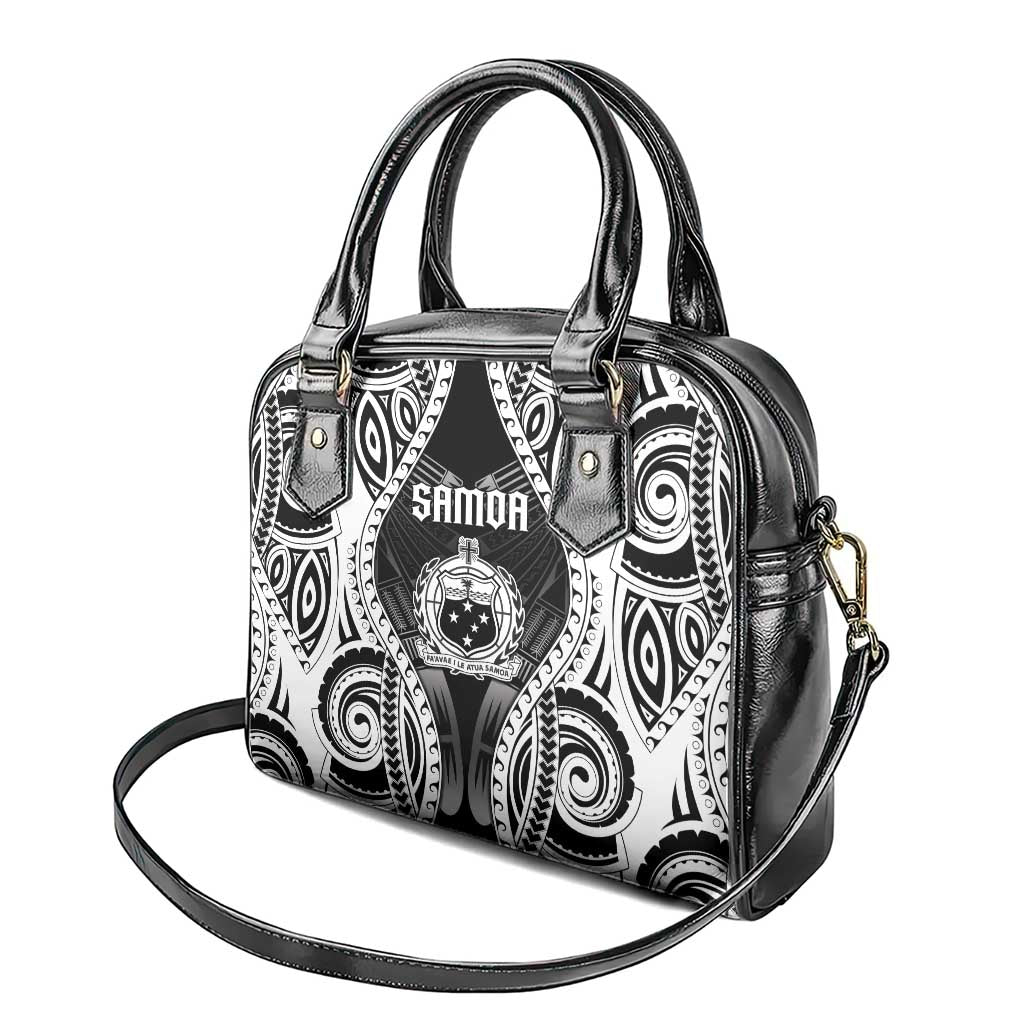 Remember Samoa Black Saturday Shoulder Handbag Samoa Mo Samoa - Polynesian Pride