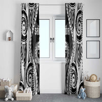 Remember Samoa Black Saturday Window Curtain Samoa Mo Samoa - Polynesian Pride