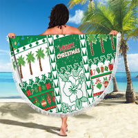 Norfolk Island Christmas Beach Blanket Festive Beach Vibes - Polynesian Pride