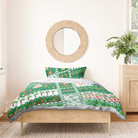 Norfolk Island Christmas Bedding Set Festive Beach Vibes - Polynesian Pride