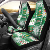 Norfolk Island Christmas Car Seat Cover Festive Beach Vibes - Polynesian Pride