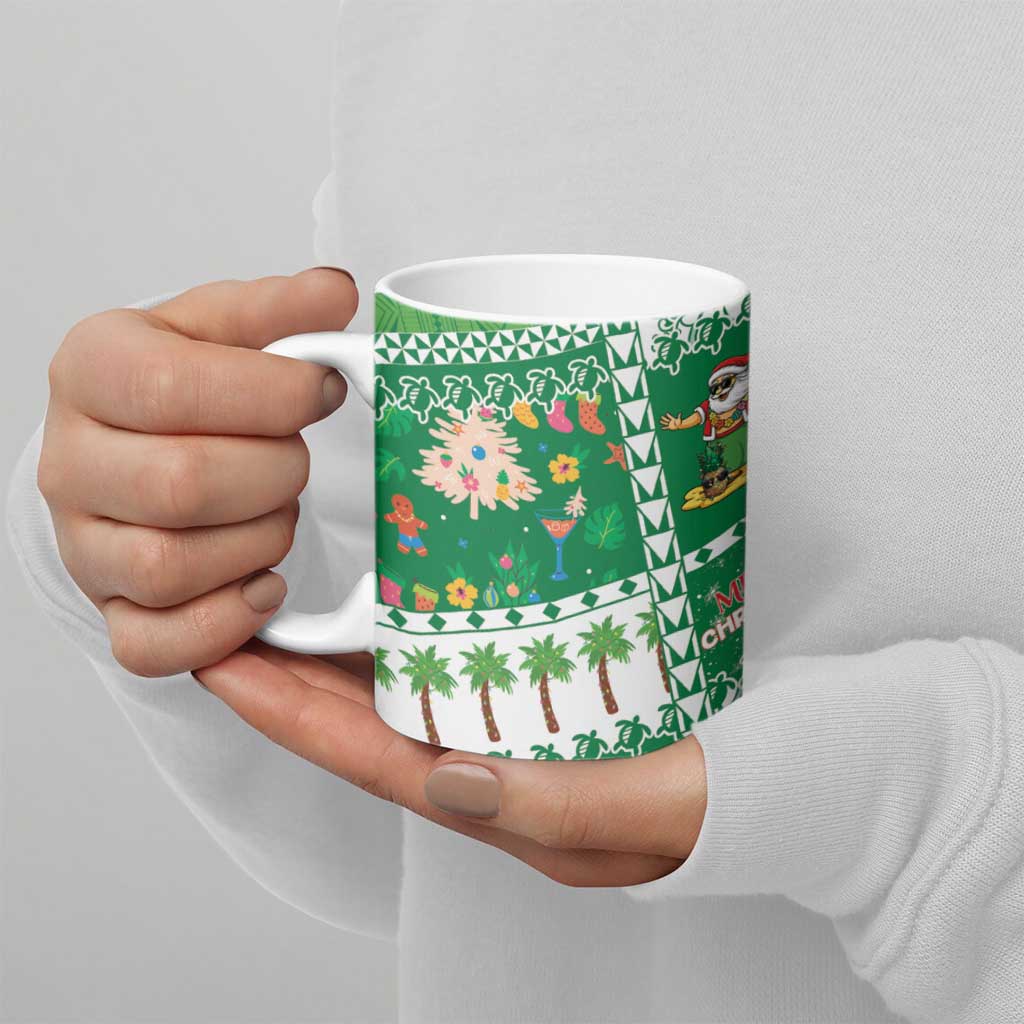 Norfolk Island Christmas Ceramic Mug Festive Beach Vibes - Polynesian Pride