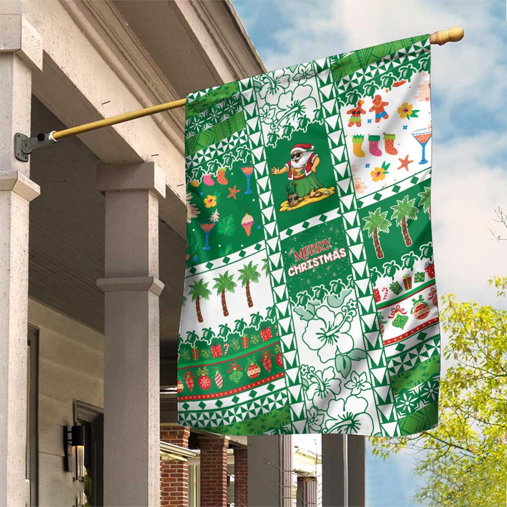 Norfolk Island Christmas Garden Flag Festive Beach Vibes - Polynesian Pride
