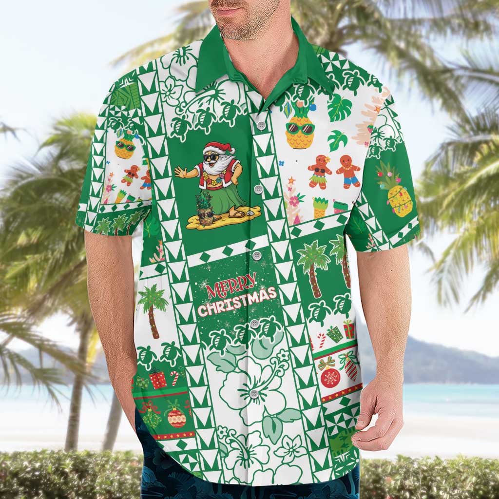 Norfolk Island Christmas Hawaiian Shirt Festive Beach Vibes - Polynesian Pride
