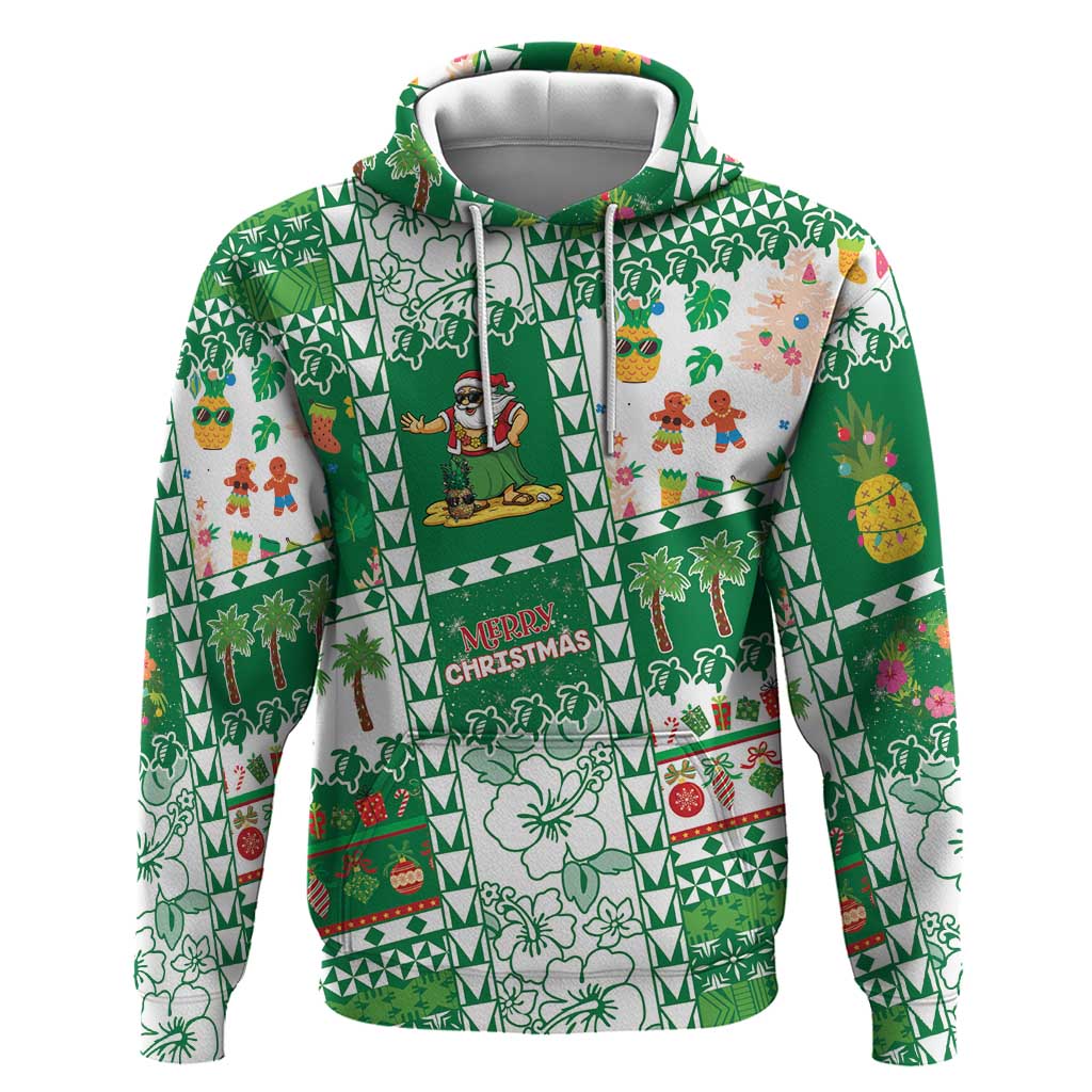 Norfolk Island Christmas Hoodie Festive Beach Vibes - Polynesian Pride
