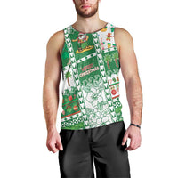 Norfolk Island Christmas Men Tank Top Festive Beach Vibes - Polynesian Pride