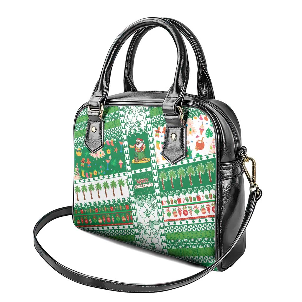Norfolk Island Christmas Shoulder Handbag Festive Beach Vibes - Polynesian Pride