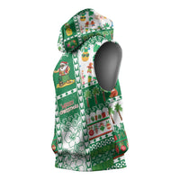 Norfolk Island Christmas Sleeveless Hoodie Festive Beach Vibes - Polynesian Pride