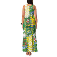 Pitcairn Islands Christmas Family Matching Tank Maxi Dress and Hawaiian Shirt Festive Beach Vibes - Polynesian Pride