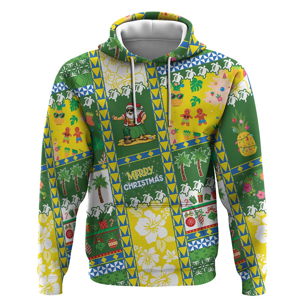 Pitcairn Islands Christmas Hoodie Festive Beach Vibes - Polynesian Pride