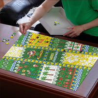 Pitcairn Islands Christmas Puzzle Festive Beach Vibes - Polynesian Pride