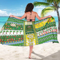 Pitcairn Islands Christmas Sarong Festive Beach Vibes - Polynesian Pride