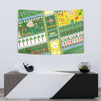 Pitcairn Islands Christmas Tapestry Festive Beach Vibes - Polynesian Pride