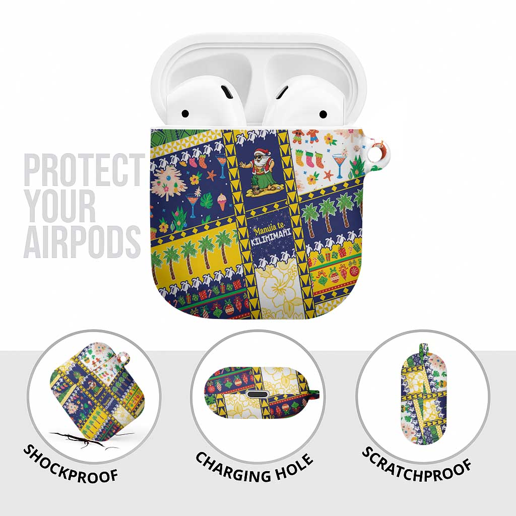 Tokelau Christmas AirPods Case Festive Beach Vibes - Polynesian Pride