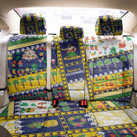 Tokelau Christmas Back Car Seat Cover Festive Beach Vibes - Polynesian Pride