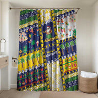 Tokelau Christmas Bathroom Set Festive Beach Vibes - Polynesian Pride