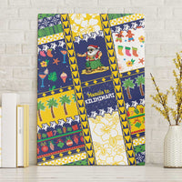 Tokelau Christmas Canvas Wall Art Festive Beach Vibes - Polynesian Pride