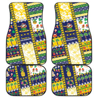 Tokelau Christmas Car Mats Festive Beach Vibes - Polynesian Pride