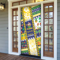 Tokelau Christmas Door Cover Festive Beach Vibes - Polynesian Pride