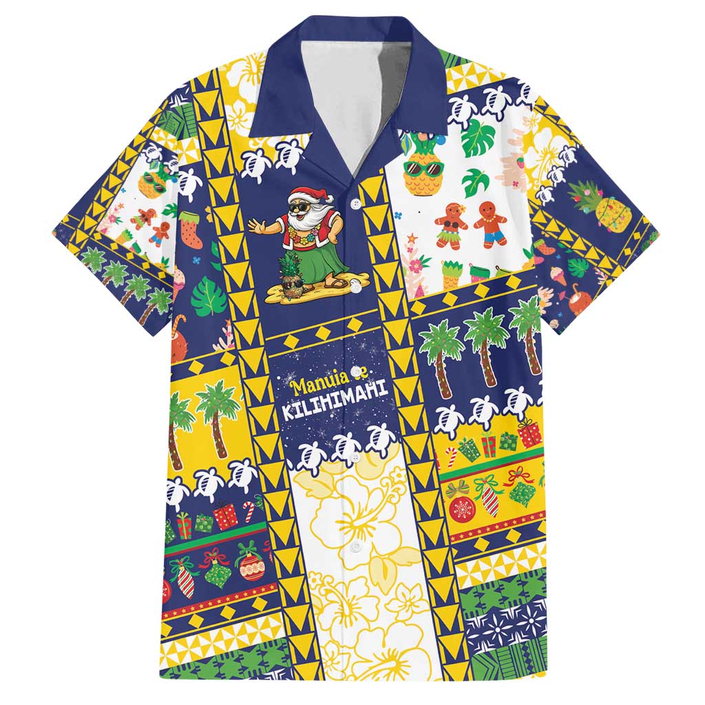Tokelau Christmas Family Matching Long Sleeve Bodycon Dress and Hawaiian Shirt Festive Beach Vibes - Polynesian Pride
