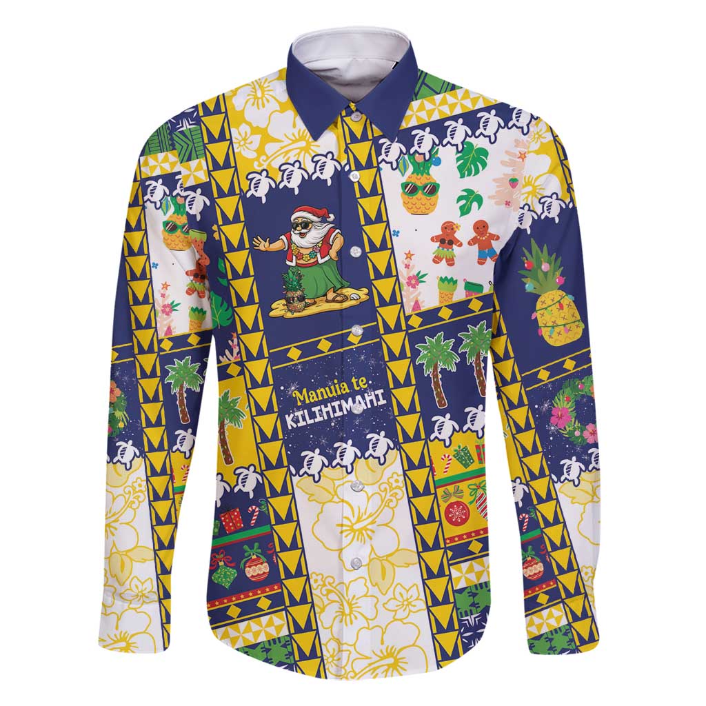 Tokelau Christmas Family Matching Long Sleeve Bodycon Dress and Hawaiian Shirt Festive Beach Vibes - Polynesian Pride