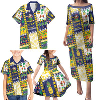 Tokelau Christmas Family Matching Puletasi and Hawaiian Shirt Festive Beach Vibes - Polynesian Pride